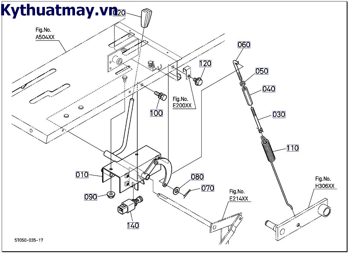 Cần điều khiển ly hợp đập